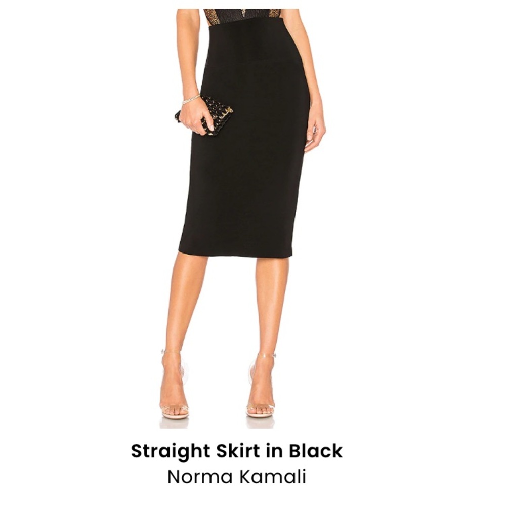 Norma Kamali Straight Skirt